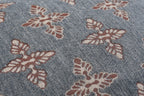 DECOMIZER Jacquard Geomteric Cushion Covers 24 inch x 24 inch Set of 2 Ethnic Motifs Cushion Covers,Design- Plus,Color- Grey