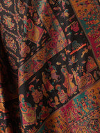 Pashmoda Women Gulbahar Kaani Wool Blend Kashmiri Shawl, Stole, Scarf, Luxury Pashmina Evening Wrap (Size: 101 X 203 CM)