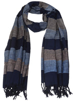 Zaina Men and Women's Checkered Cotton Sober Look Scarf (Multicolour, 80 X 180 cm)