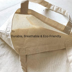 GRAICOT 100% Cotton Tote Bags (Pack of 8, 14x12 Inch) - 150 GSM Medium Eco-Friendly Unbleached Canvas Tote Bag for Grocery Shopping, Travel, DIY Painting & Return Gifts