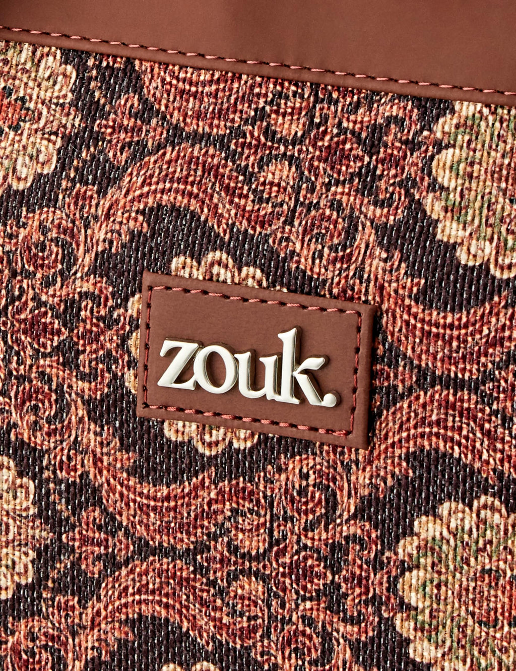ZOUK Office Bag | Stylish Bags for Office Use | Laptop Bag 15.6 inch | Stylish Tote for Office Use | Purse for Women | Vegan Leather Handbag | Daily & Travel Use | Jodhpur Damask
