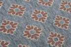 DECOMIZER Jacquard Geomteric Cushion Covers 24 Inch X 24 Inch Set Of 3 Ethnic Motifs 240 TC Cushion Covers,Design- Diamond,Color- Grey