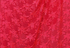 AKSHAR LLC Miss India Women's Chiffon Dupatta with Karachi Embroidery Work (Pink, Free Size)