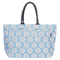 AQVA Stripe Printed Tote Bag for Women | Ladies Casual Handbag for Shopping, Travel with Top & inner Zip Pocket | Versatile Trendy Handbag for College Girls (Hasti Pewter)