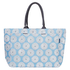 AQVA Stripe Printed Tote Bag for Women | Ladies Casual Handbag for Shopping, Travel with Top & inner Zip Pocket | Versatile Trendy Handbag for College Girls (Hasti Pewter)