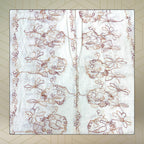 FAHABO Scarf Woman Pleated Cotton Scarves with Embroidery and Tassels | Hijab Scarf | Headscarf | Neck Scarf | Stoles | Wraps (Daisy Cream -1)