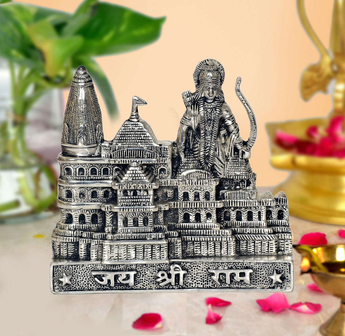AONA Ram Mandir Architectural Model, Silver