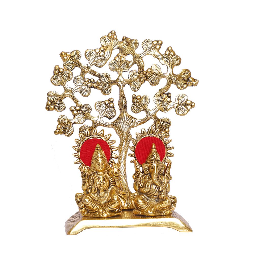 KridayKraft Metal Laxmi Ganesh Statue/Murti for Pooja Room & Home Office Décor,Laxmi Ganesha Idol for Diwali Gift,Religious Idol Showpiece Figurines Decorative & Diwali Poojan...