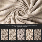 Encasa XO Corduroy Cushion Covers, Boho Pillow Covers, No Inserts Grey