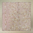 FAHABO Scarf Woman Pleated Cotton Scarves with Embroidery and Tassels | Hijab Scarf | Headscarf | Neck Scarf | Stoles | Wraps (Lilac Purple -1)