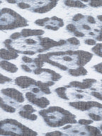 FabSeasons Women's Bold Leopard Printed Scarf, Stole & Shawl | Lightweight Cotton Fabric | Soft, Large Size Neck Wrap Accessory for All Seasons | 80 x 180 Cms