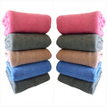 MAMRAJ Stylish Polar Fleece Single Bed Super Soft Micro Fleece Blanket - 58x88 Inch || Skin Friendly || Multicolour || Set of 10 || (Self) Kafalo