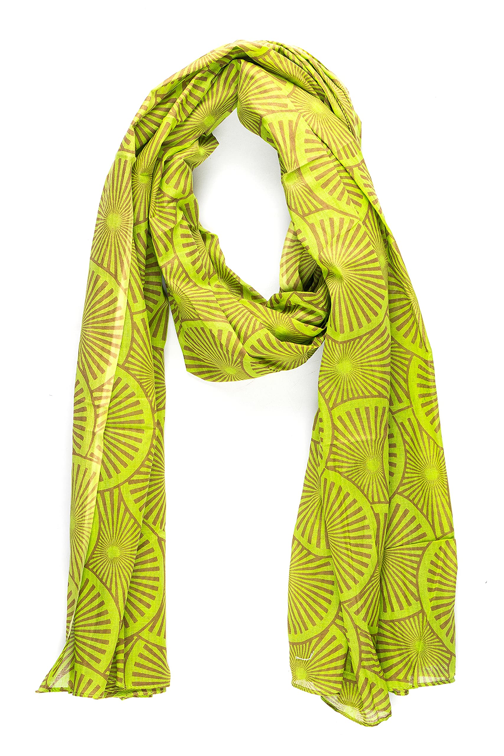 AQVA Printed Cotton Scarf for Women Stylish (Ansh Parrot) | Head and Face Cover Scarf for Girls with 100% Cotton | Soft & Lightweight Scarves/Stoles for all Weather (72 x 43 in)
