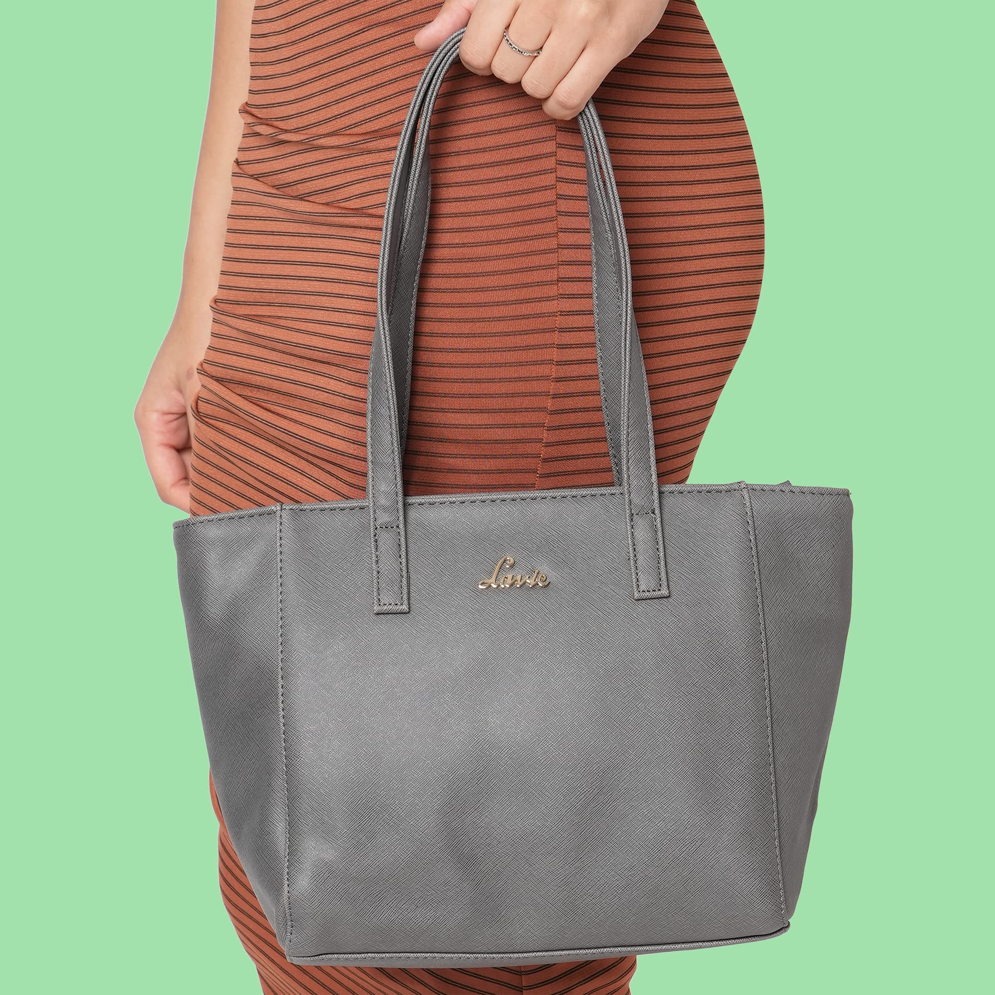 Lavie Women's Betula Tote Handbag | Ladies Purse Handbag | Bag for Women | Rakhi Gift for Sister