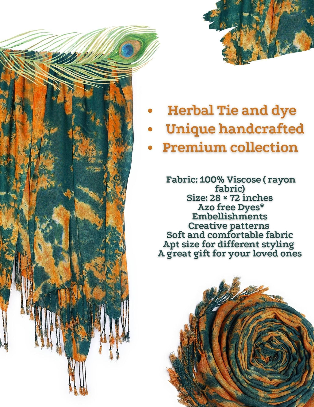 Chandwasia Viscose Rayon Fabric Scarf and Stole for Men and Women | Lightweight Shawl for Summer and Winter