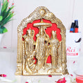 Prince Home Decor & Gifts Antique Metal Lord Ram Darbar with Hanuman Ji Home decor Idol (Regular, Gold)