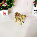 KridayKraft Metal Camel Statue with meenakari Work Handmade Decorative Animal Showpiece for Home,Office