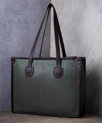 LEGAL BRIBE Textured Tote bag (Mehandi)