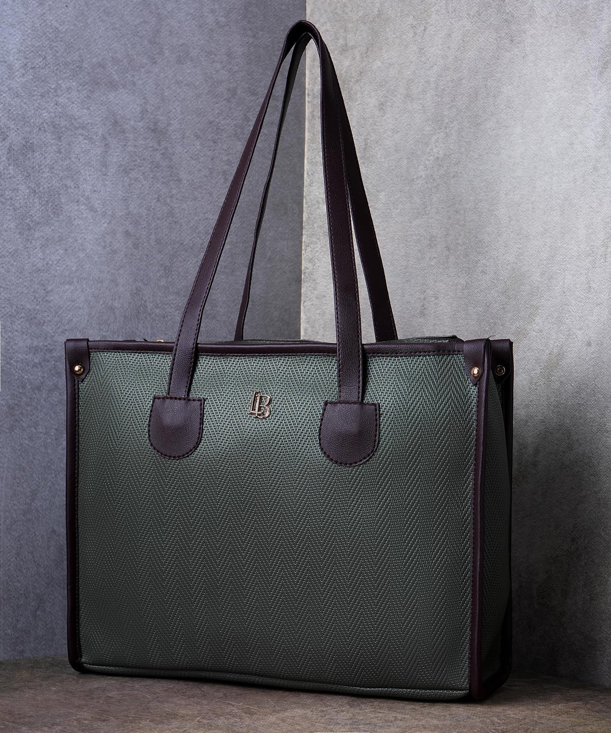 LEGAL BRIBE Textured Tote bag (Mehandi)