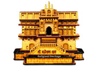 Religious Heritage Badrinath Temple in Wood 3D Big Size (Brown)