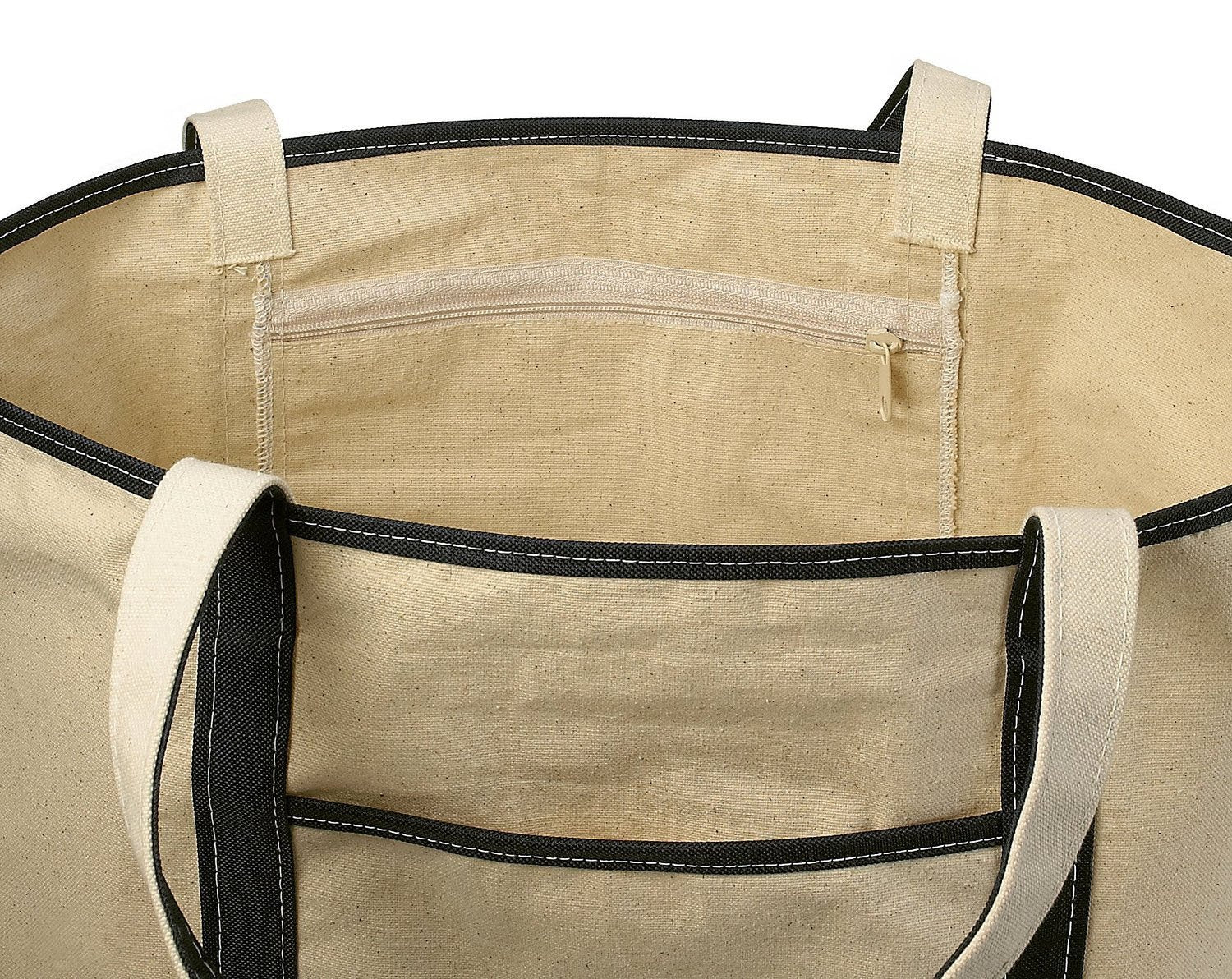 Heavy Duty Cotton Tote Bag 15oz Canvas Large Quality Shopping Tote 22 inch Durable Grocery Beach Bags Red/Natural