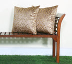 RD TREND Velvet Cushion Covers, 45 x 45 cm/18 x 18 inches,Pack of 2,250 TC, Back Zipper (Brown)