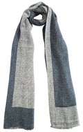 Mehrunnisa Handcrafted Reversible Cashmere 100% Pure Wool Muffler – Unisex
