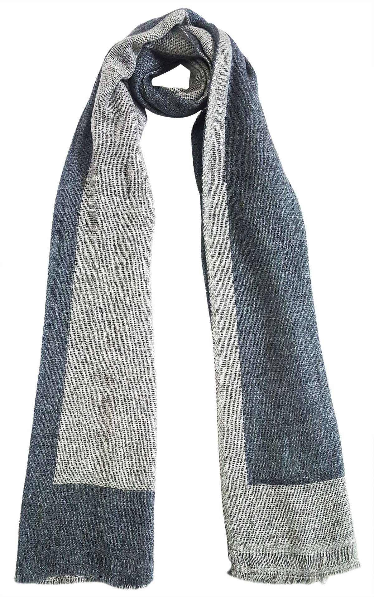 Mehrunnisa Handcrafted Reversible Cashmere 100% Pure Wool Muffler – Unisex