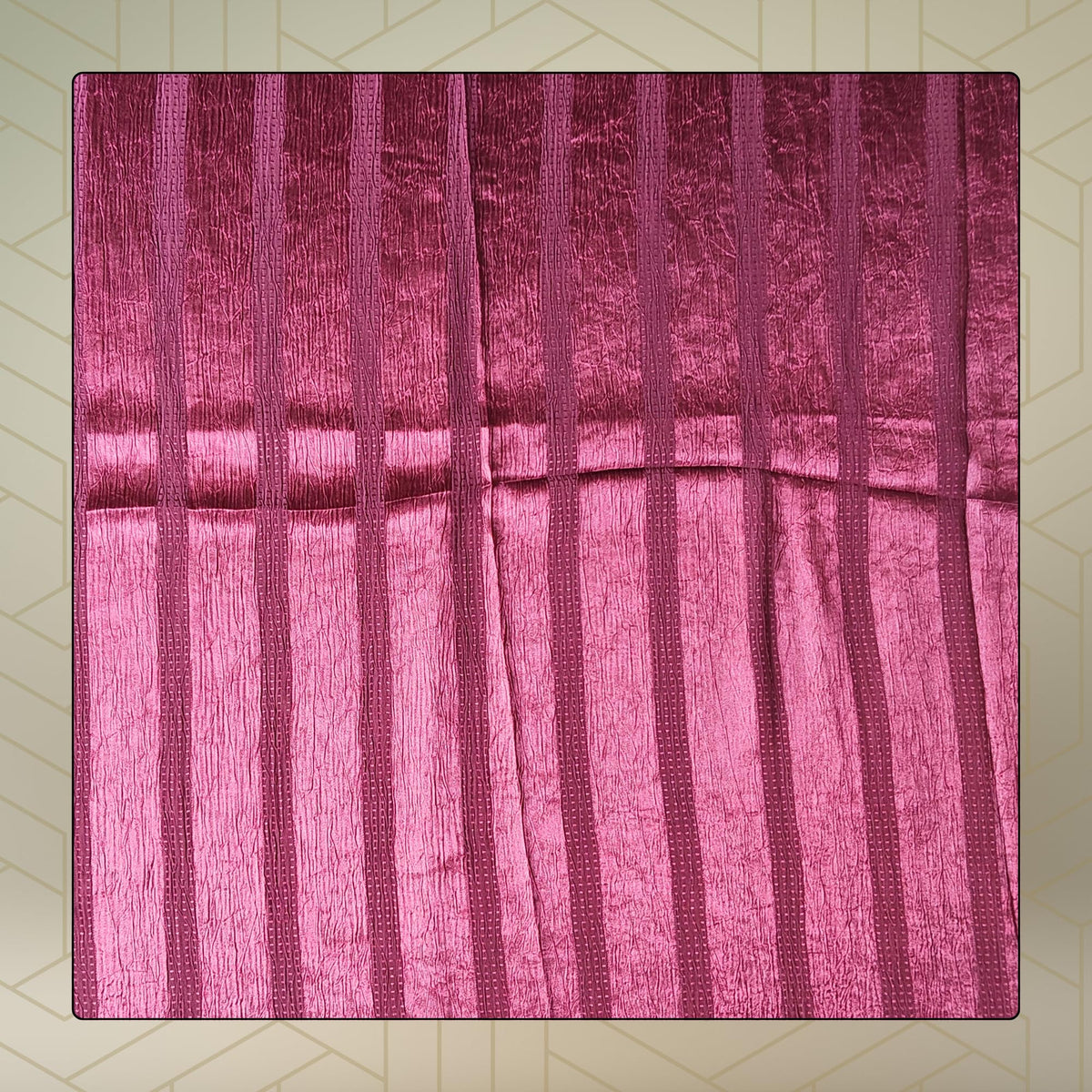 FAHABO Scarf Woman Premium Self-Woven Satin Silk Scarves | Hijab Scarf | Headscarf | Neck Scarf | Stoles | Wraps (Burnt Maroon)