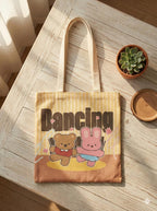 BAGILO Tote Bag for Women, Plain Tote Bag with Zipper, Reusable Multi-Purpose Cotton Bags for School/Gym/Shopping/Beach & Groceries, DIY Gift Bags, 13X15 (Style4)