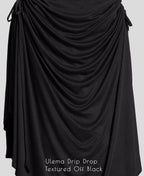 Mehar ULEMA DRIP DROP HIJAB (Off Black, XX-Large)