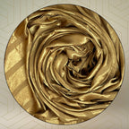 FAHABO Scarf Woman Premium Self-Woven Satin Silk Scarves | Hijab Scarf | Headscarf | Neck Scarf | Stoles | Wraps (Copper Brown)