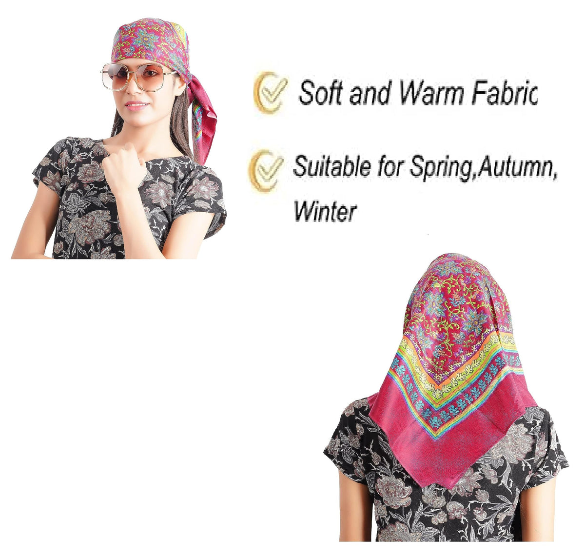 KETKAR Wool Women's Cold Weather Scarves & Wraps_Pack Of 1,Maroon