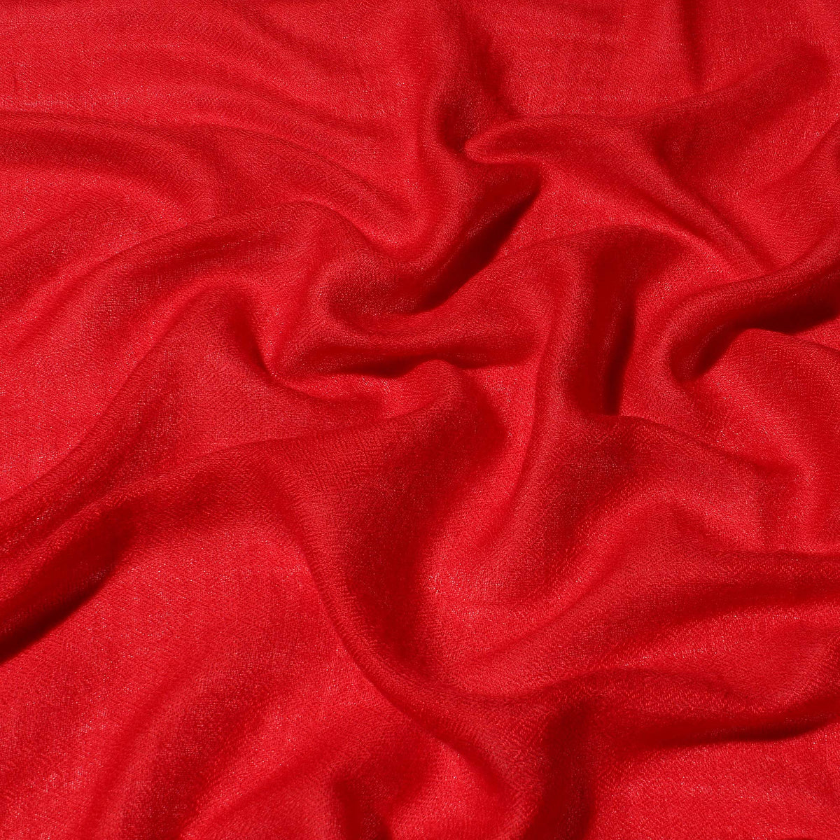 MUFFLY Fine Blended Ultra Soft & Warm Wool Silk Unisex Pashmina Shawl, Stole & Wrap with Hanger (Red)