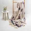 DMAASA Handmade 100% Cotton Handblock Floral Print Sofa Throw Blanket for Couch & Sofa, Car,Bed 50x60 Inch (Multi-Color_01) Kafalo