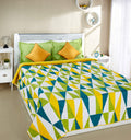 A Brand New-Solimo Microfibre Quilt Ac Blanket,120 Gsm,Yellow,Double (Argyle Adventures,230 X 254 Cm),Lightweight