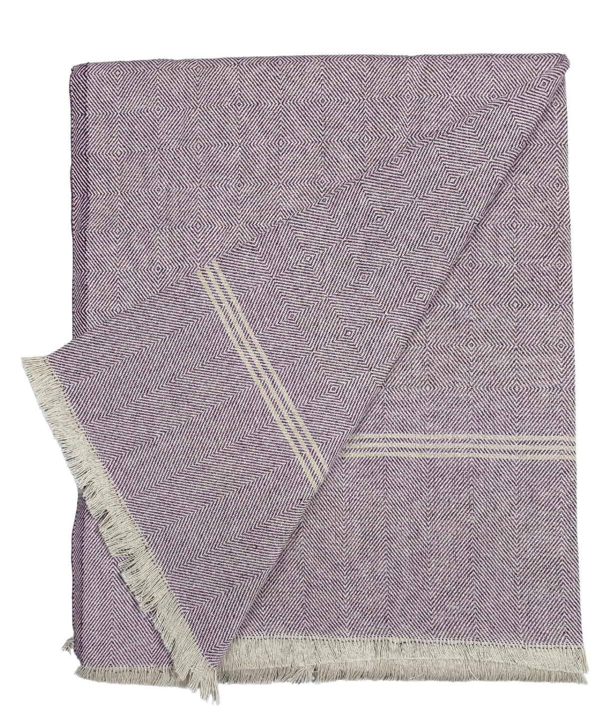 Arvore Bunkaar Plain Pure Handloom Khes - 100% Desi Thick and Heavy Cotton Khes/Summer Blanket/Chadar/Yoga Blanket (Wine) Kafalo