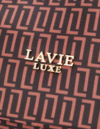 Lavie Luxe Women's Monogram Zumi Large 15 Inch Laptop Tote Handbag | Tote Bag for Work | Ladies Purse | Stylish Shoulder Bag | Gift for Women