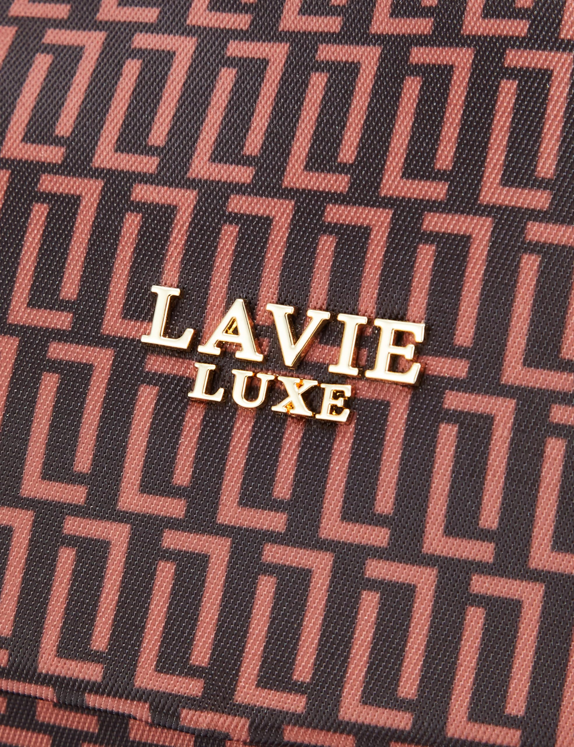 Lavie Luxe Women's Monogram Zumi Large 15 Inch Laptop Tote Handbag | Tote Bag for Work | Ladies Purse | Stylish Shoulder Bag | Gift for Women