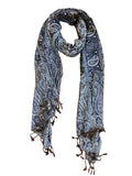 Rastogi Handicraft Large Pashmina Shawls & Wraps for Women Extra Soft Cashmere Feel Throw Womens Size 82 X 28 Inches, Brown Carry Design-2, 82 X 28 Inches