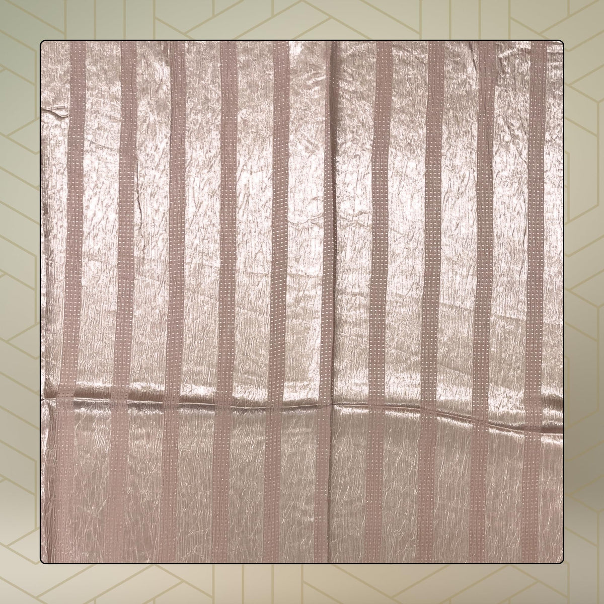FAHABO Scarf Woman Premium Self-Woven Satin Silk Scarves | Hijab Scarf | Headscarf | Neck Scarf | Stoles | Wraps (Rose Gold)