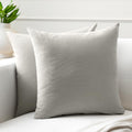 Encasa XO Cushion Covers, No Inserts, Cotton Throw Pillow Cases