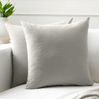 Encasa XO Cushion Covers, No Inserts, Cotton Throw Pillow Cases