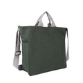Sangra Women's Canvas Tote Handbag - Versatile Casual Shoulder & Crossbody Work Sling Bag (Dark Olive)