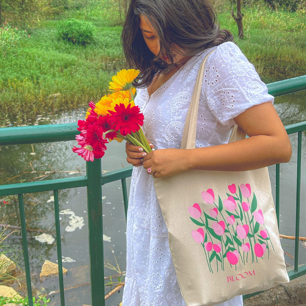Eco Right Canvas Tote Bags for Women with Zip, College Bag for Girls, 100% Organic Cotton Tote Bag for Shopping, Travel & beach bags for women (Pack of 2)