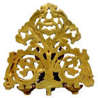 Svarup Brass Ganesh Diya with 6 Slots: Ideal for Aarti, Puja Room, Wall Hanging, Home Decor, Gift, Deepak, Oil Lamp, Showpiece, Feng Shui, and Diwali