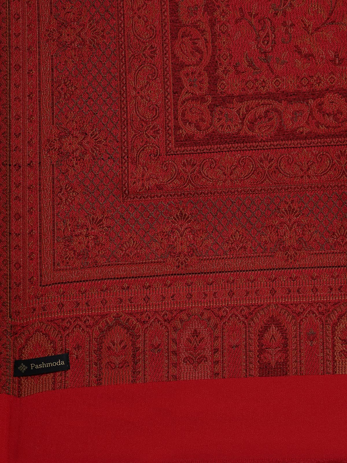 Pashmoda Women Ghazal Antique Jamawar Shawl (Size: 101 X 203 CM)