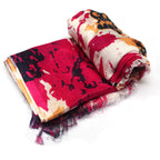 bratkrok WOMEN'S TRENDY FLORAL PRINTED RAYON SCARVES/STOLES MULTICOLOUR (PACK OF 3)