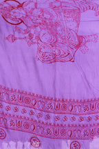 Exotic India Women's Maa Durga Prayer poly cotton Shawl