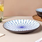 Caspian Cobalt Blue White Plate 7.5 Inch Nestasia